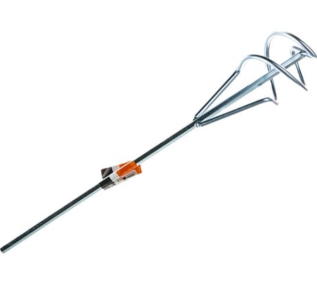 Миксер металлический оцинкованный для строительных смесей и растворов (80х400 мм) ZOLDER 1780400