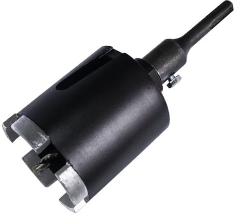 Сверло алмазное сегментное САСС 42x10 мм, М16, 3 сегмента, бетон + переходник SKYWER SK-САСС42