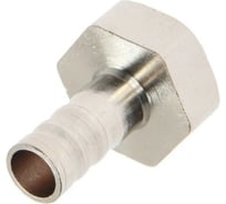 Штуцер (переходник), внутренняя резьба 1/2", елочка 12 мм, под шланг, никелированная латунь GRIALE GR7294401-1