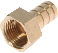 Штуцер (переходник), внутренняя резьба 1/2", елочка 14 мм, под шланг, никелированная латунь GRIALE GR7294405-1