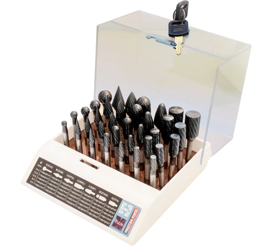 Набор борфрез твердосплавных 35 шт HM TiALN H-Tools 116008FHT 1