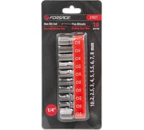 Набор бит HEX (10 шт; 1/4") Forsage F-21021(8209)