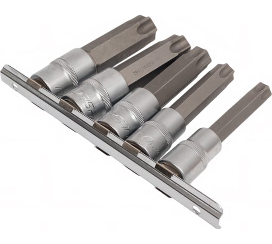 Набор головок-бит Torx 6-гранных (5 шт; 1/2") Forsage F-40914L(46627)