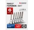 Набор головок-бит Torx 6-гранных (6 шт; 1/2") Forsage F-40913L(46626) 2