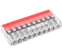 Набор бит TORX (10 шт; 1/4") Forsage F-21012