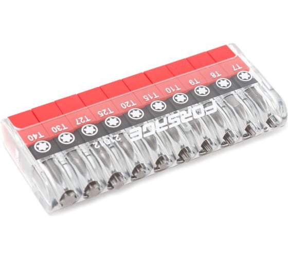 Набор бит TORX (10 шт; 1/4") Forsage F-21012