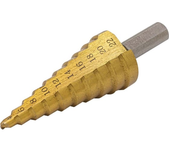 Сверло ступенчатое HSS 4241 4-22 мм Forsage F-44741(29854)