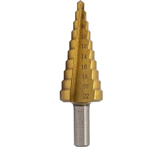 Сверло ступенчатое HSS 4241 4-22 мм Forsage F-44741(29854)