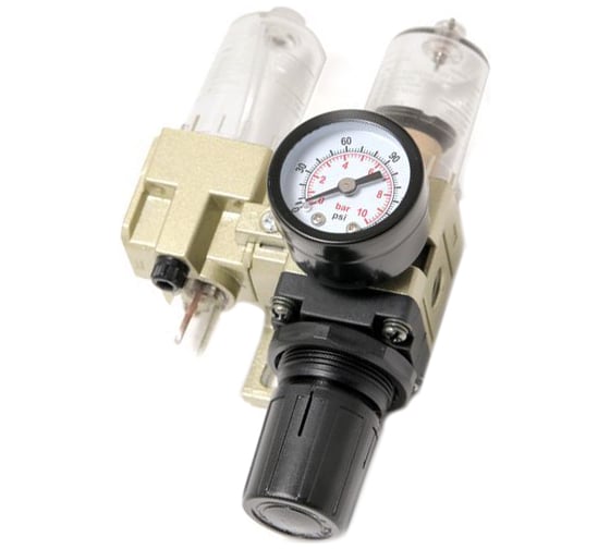 Блок подготовки воздуха мини 1/4" для пневмосистемы Forsage F-AC2010-02(47042) 1