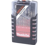 Набор сверл по металлу HSS-Co (19 шт; 1-10 мм) Makita D-50463