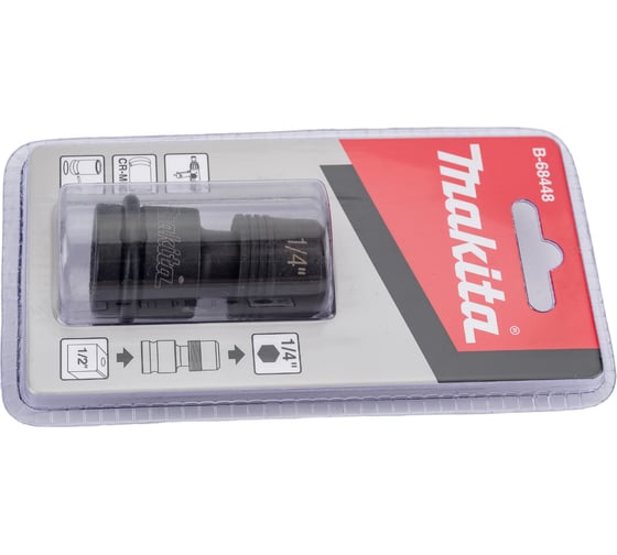 Адаптер-переходник 1/2"DR-1/4"HEX Makita B-68448