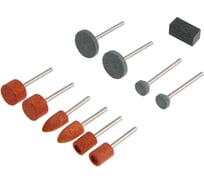 Набор мини-насадок шарошки по камню и металлу 3.2 мм, 11 шт для гравера ТУНДРА 7107471