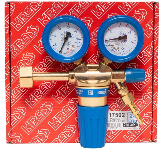 Редуктор кислородный Base Control Oxygen 20/1.25 МПа, 50 м³/ч, поверенный KRASS 2117502PV 1