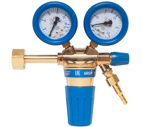Редуктор кислородный Base Control Oxygen 20/1.25 МПа, 50 м³/ч, поверенный KRASS 2117502PV