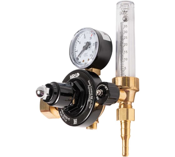 Регулятор расхода газа для углекислоты и аргона Base Control SE FLOW AR/CO2 с ротаметром 20/-МПа, 30/40 л/мин, поверенный KRASS 0870460KRPV