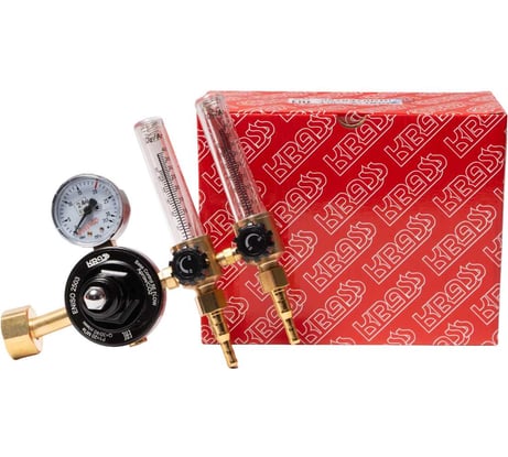 Регулятор расхода газа для углекислоты и аргона Base Control SE FLOW AR/CO2 с 2-мя ротаметрами 20/- МПа, 30/40 л/мин, поверенный KRASS 0870478KRPV