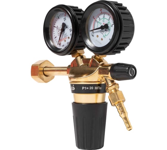 Регулятор расхода газа для углекислоты и аргона Base Control Ar/СО2 20/- МПа, 30/40 л/мин, поверенный KRASS 2117504PV