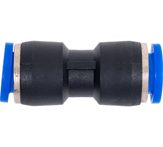 Фитинг прямой трубка 8 мм-8 мм, пластик BlackWeld 5302bw