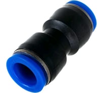 Фитинг SPU012 прямой, трубка 12 мм-12 мм, пластик BlackWeld 5304bw