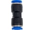 Фитинг прямой трубка 6 мм-6 мм, пластик BlackWeld 5301bw 3