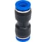 Фитинг прямой трубка 6 мм-6 мм, пластик BlackWeld 5301bw 4