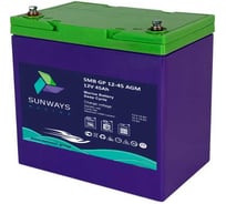 Аккумуляторная батарея Marine SMB GP 12-45 AGM Sunways SW101526M
