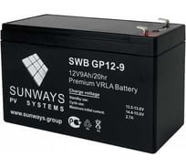 Аккумуляторная батарея GP 12-9 для ИБП Sunways SW101520