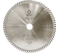 Пильный диск 260x30x2.4/1.6 мм, Z=80, TF, для ламината, МДФ PROCUT 755.2603080F.ECO