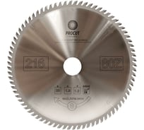 Пильный диск 216x30x1.8/1.2 мм, Z=80, ATB, поперечный рез, по древесине PROCUT 797.2163080A.ECO