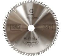 Пильный диск 250x30x2.4/1.6 мм, Z=64, ATB, поперечный рез, по древесине PROCUT 797.2503064A.ECO