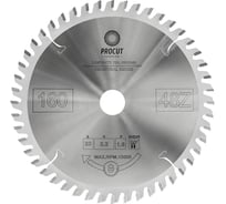 Пильный диск 160x20x2.2/1.6 мм, Z=48, TF, для ламината, МДФ PROCUT 755.1602048.ECO