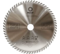 Пильный диск 254x30x2.4/1.6 мм, Z=64, ATB, поперечный рез, по древесине PROCUT 797.2543064A.ECO 35166019
