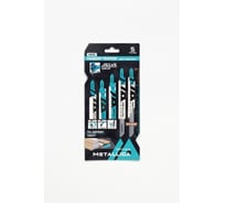 Набор пилок Optima №1 по дереву: T144D/T101B/T101BR/T119B/T101AO, 5 шт для лобзика METALLICA 908136