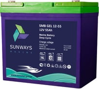 Аккумуляторная батарея Marine SMB GEL 12-55 Sunways SW101552M