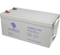 Аккумуляторная батарея CARBON 12-200 для ИБП Sunways SW101469