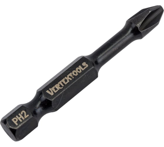 Набор бит IMPACT TORSION PH2 (10 шт; 50 мм) vertextools IP-TR-PH2-50