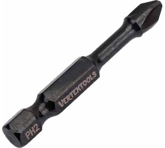 Набор бит IMPACT TORSION PH2 (10 шт; 50 мм) vertextools IP-TR-PH2-50