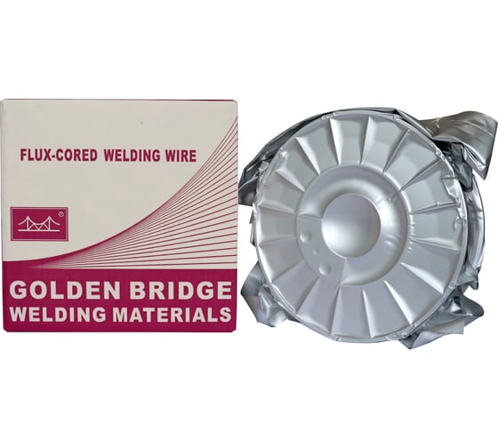 Проволока порошковая самозащитная JC-26 / E71T-GS 1.0 мм, 1 кг GOLDEN BRIDGE 375