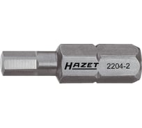 Насадка бита H2 для винтов с внутренним шестигранником 1/4"DR HAZET 2204-2
