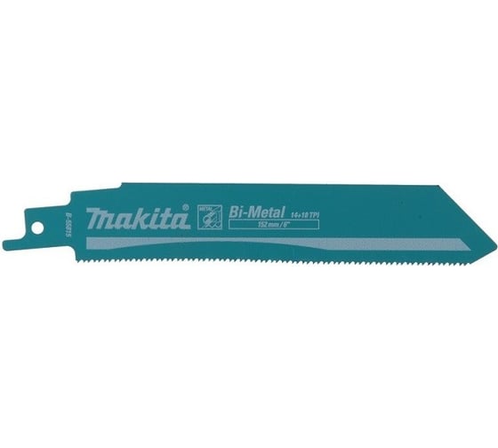 Пилка сабельная по металлу (5 шт; 152x1.1x14 мм; 18TPI) Makita B-55815
