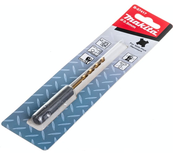 Сверло по металлу (3.5х100 мм; HSS-TiN; SDS-plus) Makita B-57417