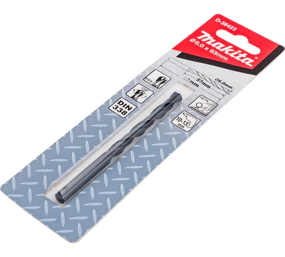 Сверло по металлу (6х93 мм; HSS-R) Makita D-38423