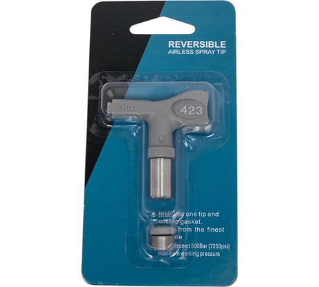 Сопло безвоздушного распыления высокого давления серое Dino-Power DP-637XHD-423