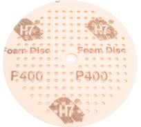 Круг шлифовальный абразивный на поролоне Orange 150 мм, 181 отверстие, толщина 4 мм, Р400, 25 шт H7 241077