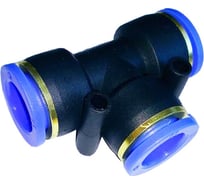 Фитинг тройник синий трубки ПВХ (10 шт; 4 мм) ДАЛИ-авто DA-02685