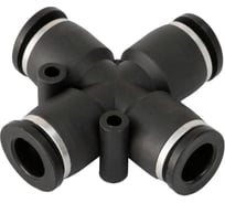 Фитинг Х-образный трубки ПВХ (10 шт; 12 мм) ДАЛИ-авто DA-01288