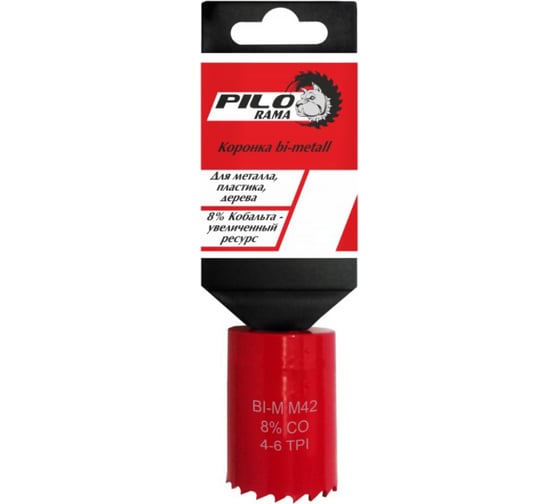 Коронка Bi-Metall 8%Co 90 мм Pilorama 570090