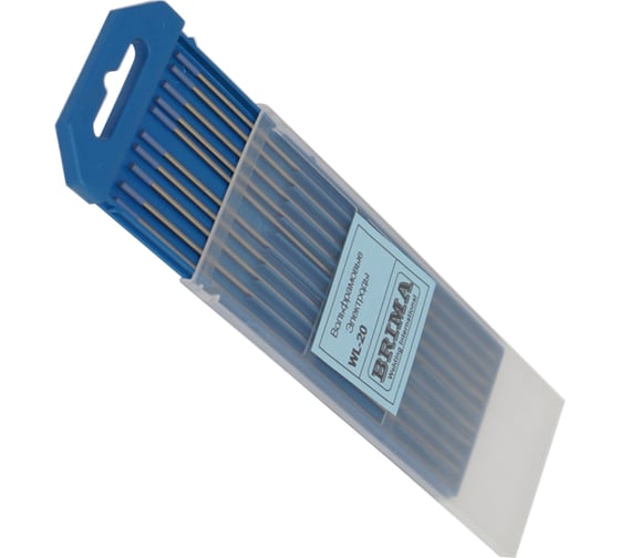 Электроды вольфрамовые WL-20 (10 шт; 175х4 мм) BRIMA 9444