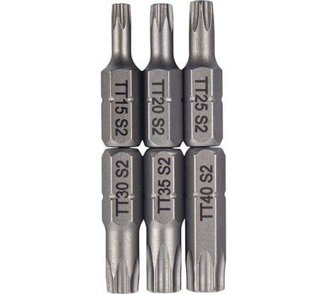 Набор бит TORX, 25 мм, 6 шт VIRA 303243
