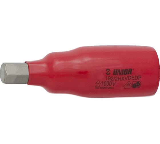 Головка торцевая с шестигранной вставкой изолированная VDE (5 мм; 3/8"; 1000V) Unior 3838909191720 1